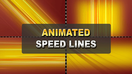 Animated Abstract Speed Lines Motion Background Pack