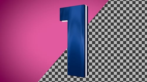 Spinning Number 1 | UHD | 60fps