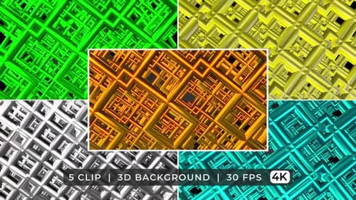 3D-Hintergrundanimationspaket