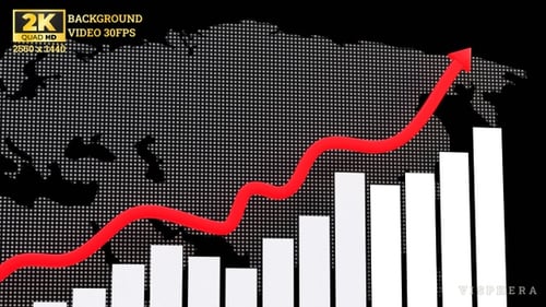 Animated Business Growth Bar Graph