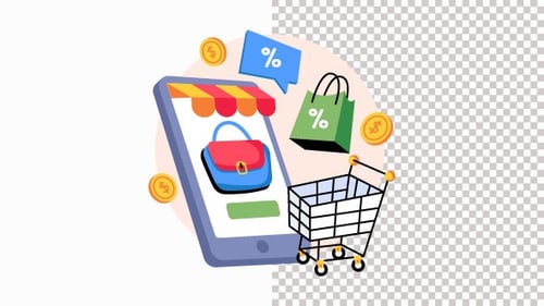E-commerce Animation Alpha Channel