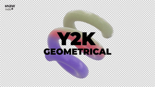 3 D Animation Y2 K 3 D Geometric Purple Red V8 Loop No Background