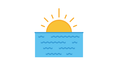 Animated Sunset Icon
