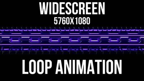 Abstract Background Chains Widescreen Purple