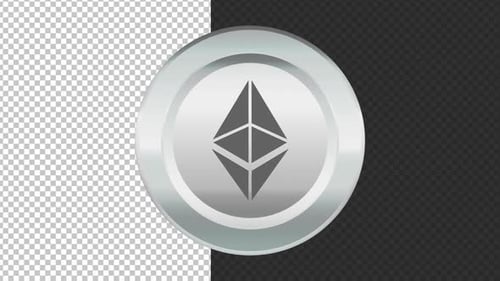 Ethereum Crypto Currency 3d Rotation