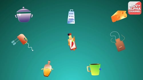 Kitchen Icons | Motion Graphics