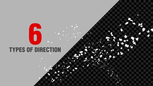 White Particle Burst Transitions