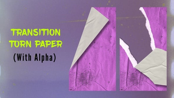 Transition Torn Paper, Transitions Motion Graphics ft. paper texture ...