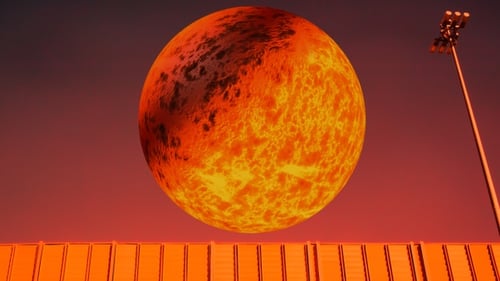 The burning planet Venus