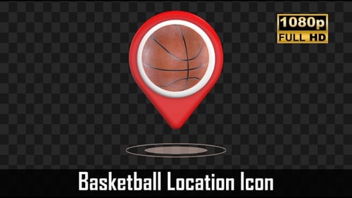 Basketball Location Icon | Sport Icons