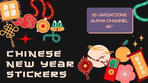 Chinese New Year Stickers