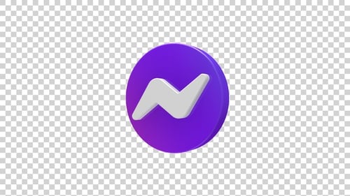 3D Messenger Icon