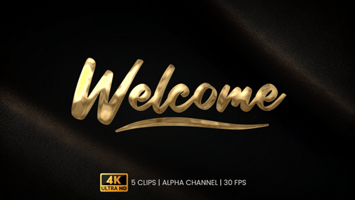 Welcome Text Animation