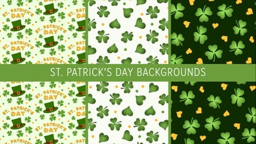 St. Patrick's Day Backgrounds Loop