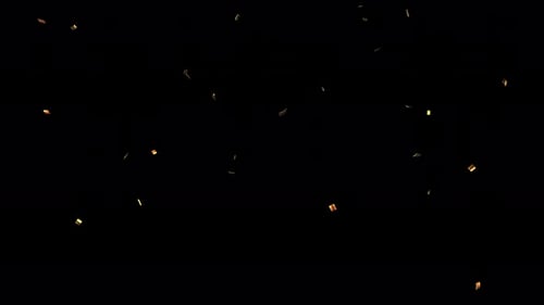Falling Golden Confetti Celebration Overlay