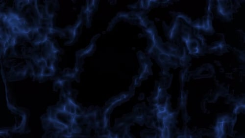 Animated Abstract Blue Electric Plasma Flowing Background