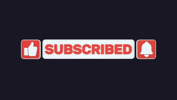 YouTube Subscribe Button Animation with Like and Bell Notification ...
