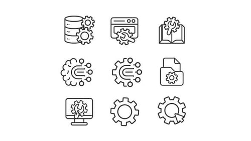 Animated configuration tool icons
