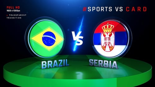 Sports VS Card/Brazil vs Serbia