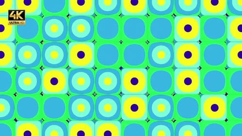 Vibrant Abstract Geometric Pulsating Loop Background