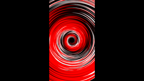 Vertical video abstract red vortex tunnel loop animation background