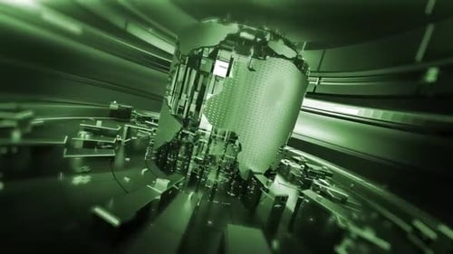 Futuristic Breaking News Intro with Digital Globe and Data