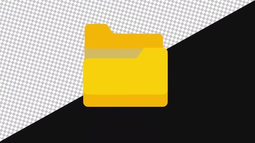 Animated Folder | Alpha Channel