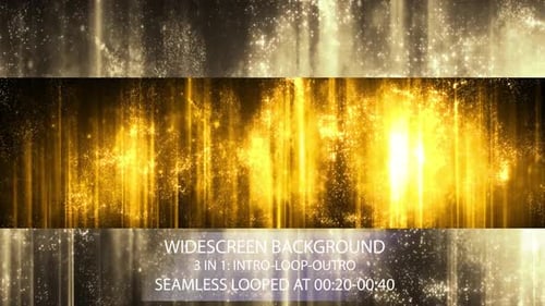Gold Stage Awards Particles Widescreen Background1