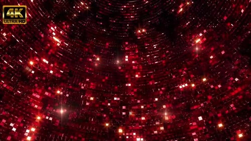 Rote Quadrate 4K