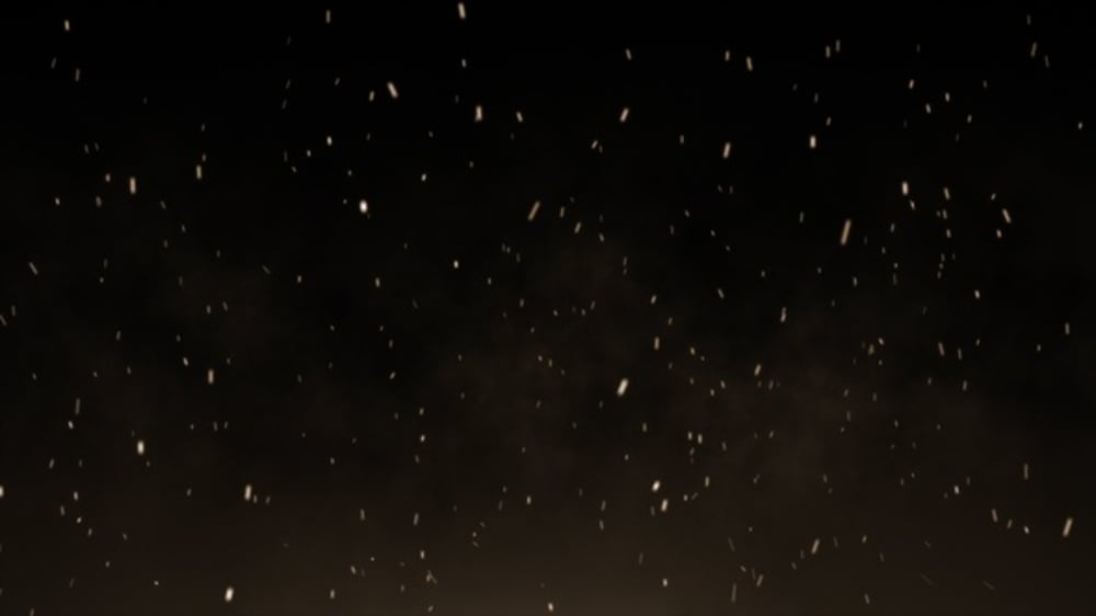Rising Glowing Particles Abstract Fire Sparks Overlay, Backgrounds ...