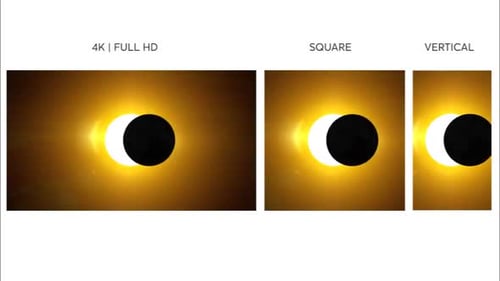 Dramatic Eclipse Logo Reveal Transition