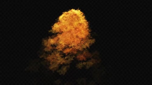 Burning Fire Meteor Overlay v4