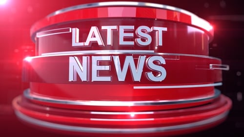 Modern 3D Broadcast News Intro and Outro Animation