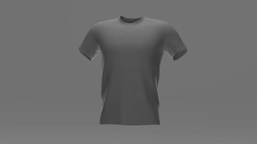 3D Animated T-Shirt Mockup for Product Display