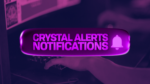 Pack Of 12 Purple Crystal Alerts Notifications On Alpha