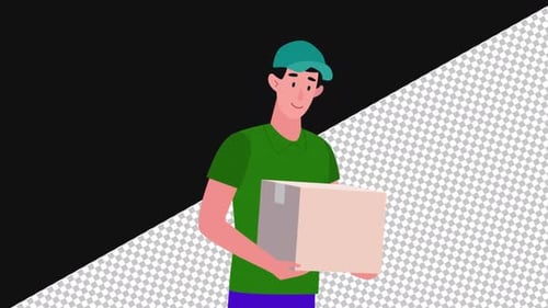 Delivery Man | Alpha Channel