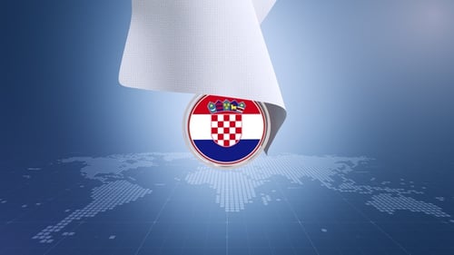 Elegant Fabric Reveal of Circular Emblem Animation