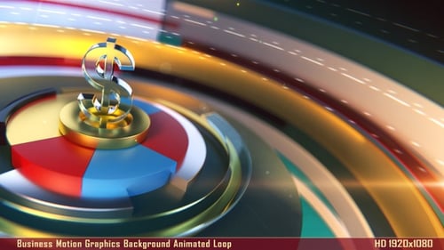 Business Motion Graphics Background Animated Loop