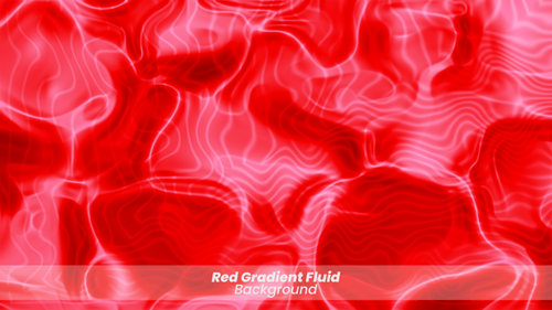 Seamless Abstract Red Fluid Gradient Loop