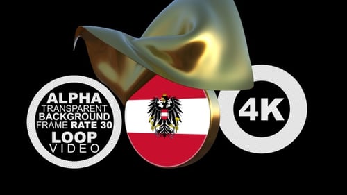 Golden Cloth Reveals National Symbol 3D Animation