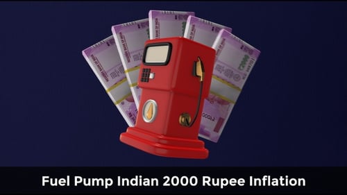 Inflation de la pompe à carburant en roupies indiennes en 2000