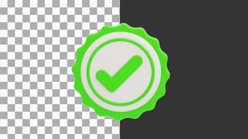 3D Animation of Correct | Alpha Channel