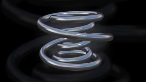 Silver Spiral Background