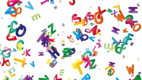 English Alphabets Letters Alpha Loop V2