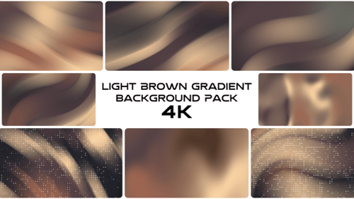 Elegant Abstract Fluid Motion Light Brown Background Pack