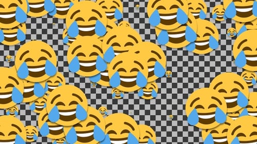 Laughing Emoji Countdown Transition with Numbers