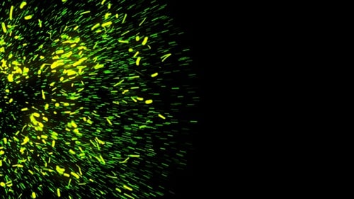 Particles Explosion Green