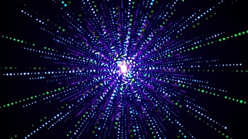 Colorful Particles Background Loop