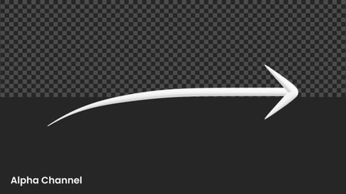 Arrow Smooth Curved Lines