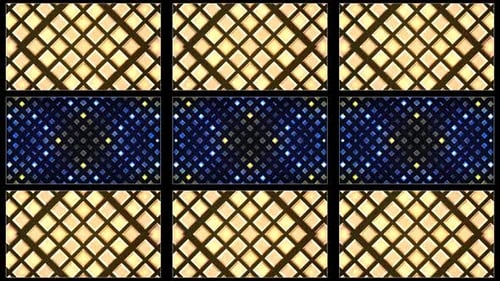 Dynamic Geometric Light Patterns VJ Loops